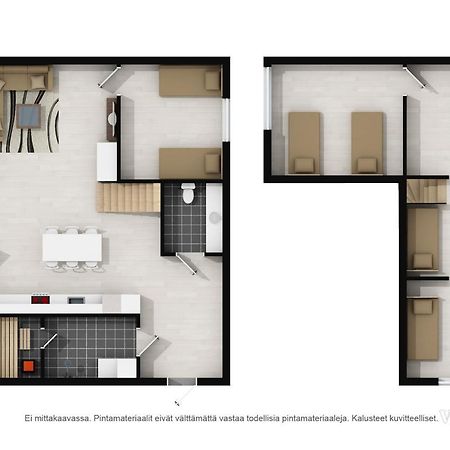 Apartmán Keskuskuja 5 A2, Levin Alppikeskus Exteriér fotografie