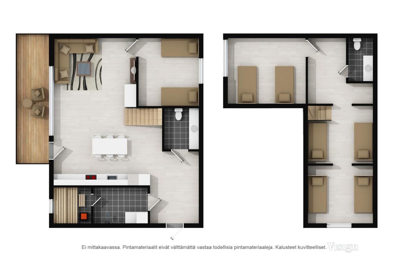 Apartmán Keskuskuja 5 A2, Levin Alppikeskus Exteriér fotografie